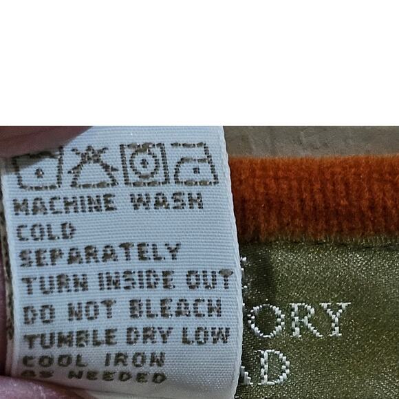 Territory Ahead Top Womens XL Velvet Burnt Orange Romantic Boho Vintage Designer - Picture 6 of 6